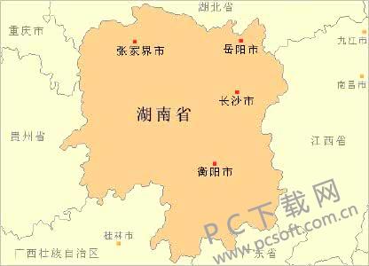 湖南地图全图高清版