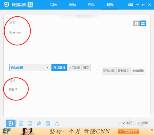 有道词典怎么翻译单词或句子