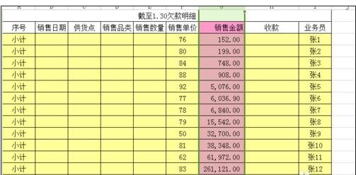 如何在excel2016中设置保留小数位?