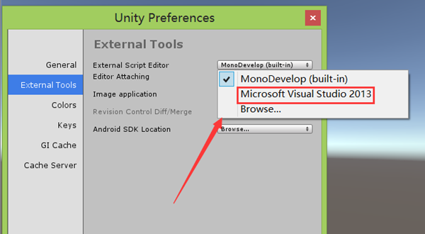 unity3D设置编程环境的方法步骤